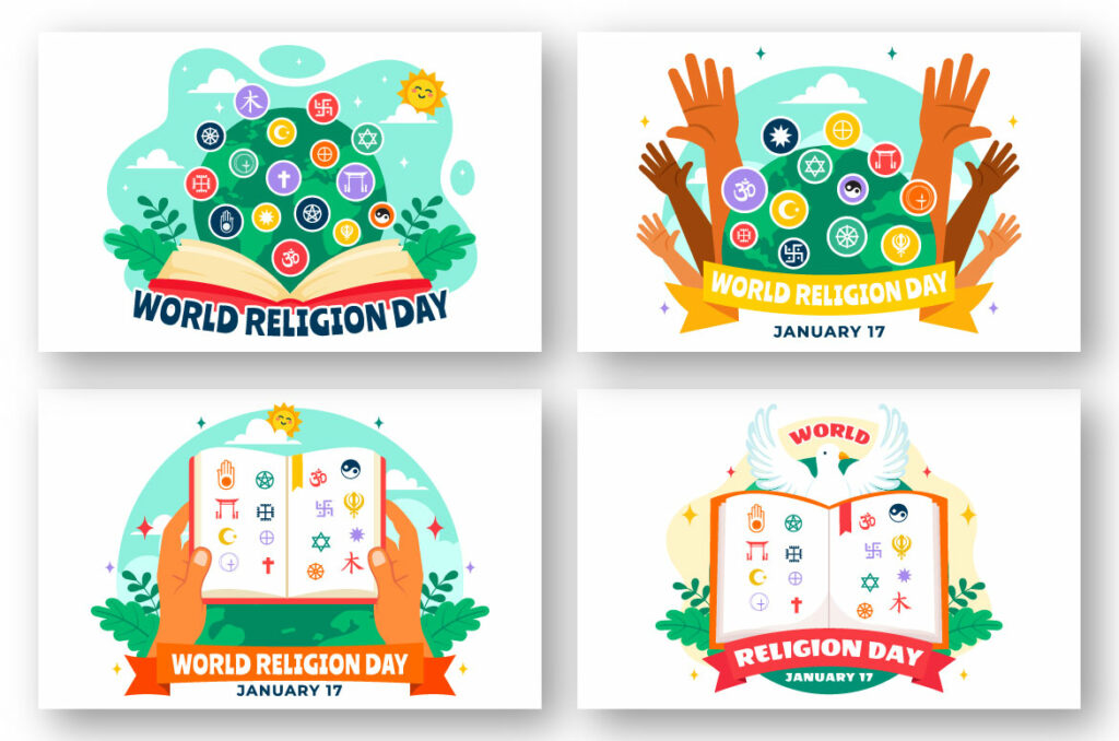 11 World Religion Day Illustration - MasterBundles