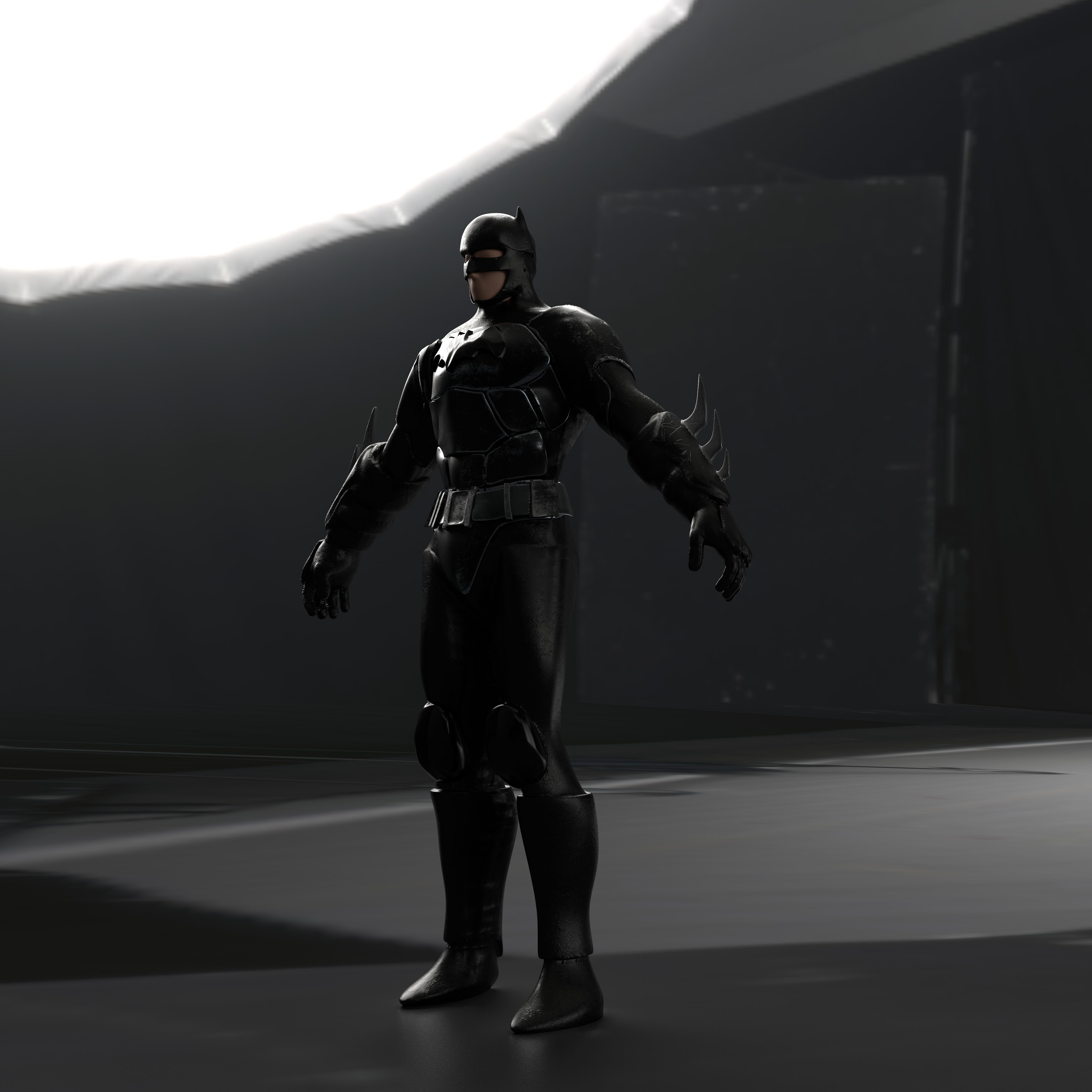 "Gotham's Guardian: Batman 3D Design" cover image.