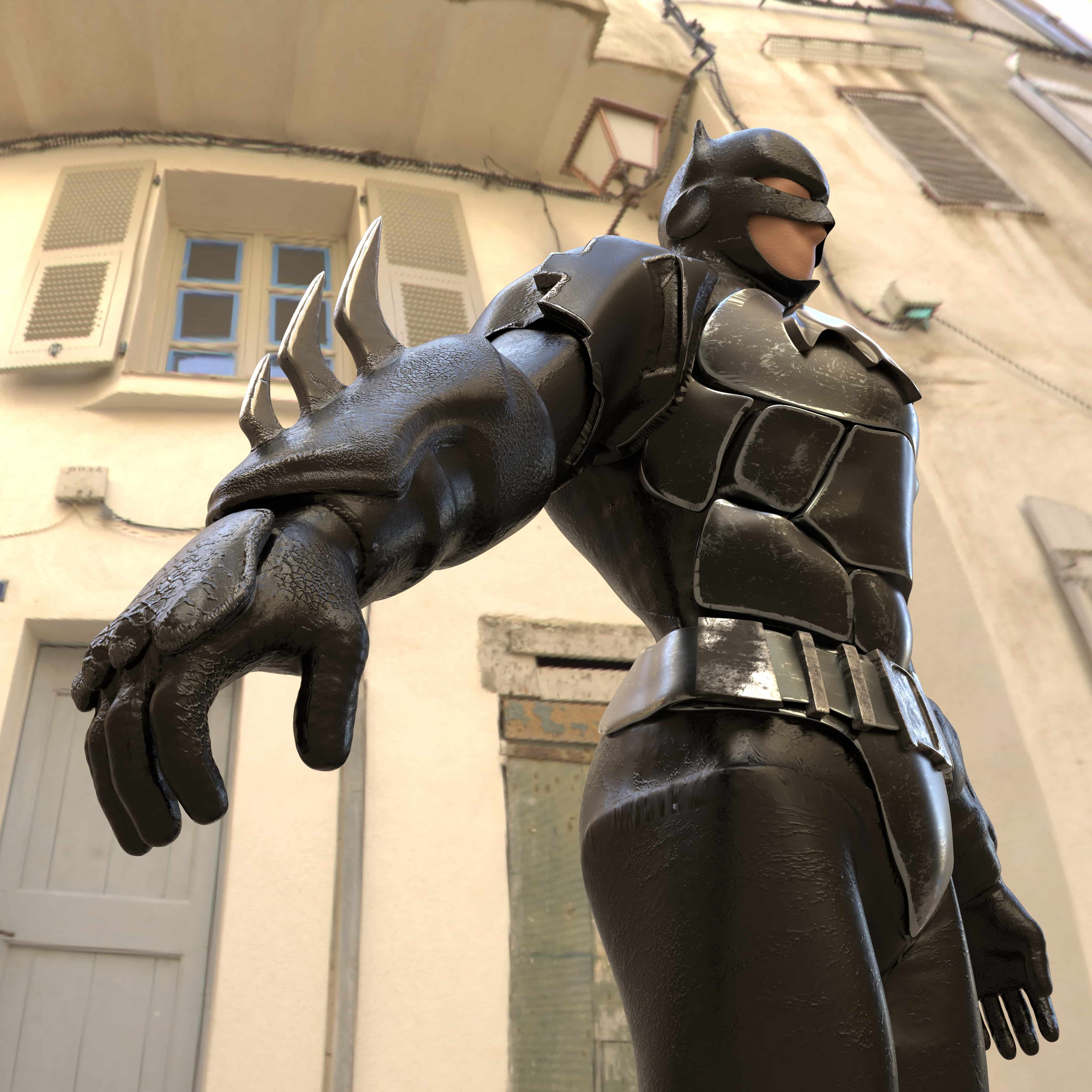 "Gotham's Guardian: Batman 3D Design" preview image.