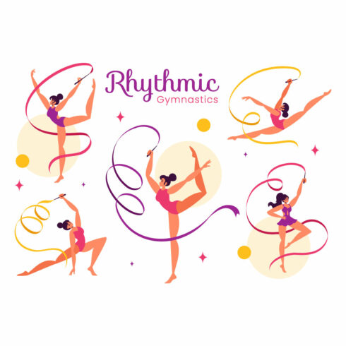 9 Rhythmic Rope Gymnastics Illustration cover image.