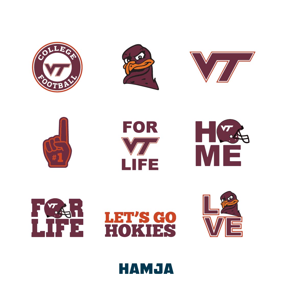 Virginia Tech Hokies logo Svg, Virginia Tech Hokies Logo Svg, NCAAM Virginia Tech Svg, Virginia Tech Basketball Svg, NCAAM Svg, vectorart market cover image.