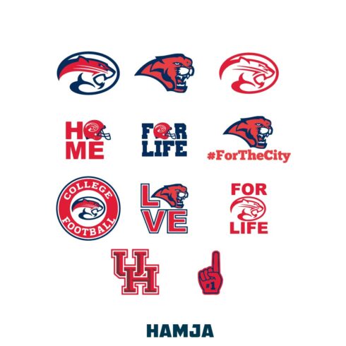 For The City Svg Bundle, For The City logo Svg, NCAA Svg, Sport Svg, Football team Svg, vectorart market Digital download cover image.