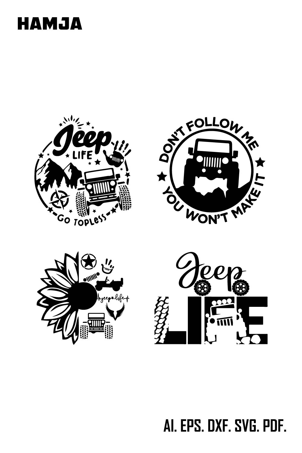 Jeep Logo Bundle Svg, Jeep Svg, Jeep Png, Jeep Vector, Jeep Cricut Svg, Jeep Life Svg, Jeep Clipart, Bundle Jeep svg,Jeep SVG PNG DXF Bundle, Jeep svg, Jeep Life svg, Jeeps svg, Jeep Vector, Jeep clipart, Jeep Silhouette, Off Road svg, pinterest preview image.