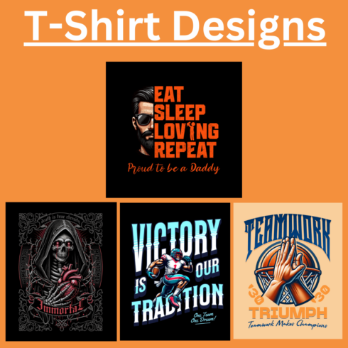 T-shirt designs cover image.