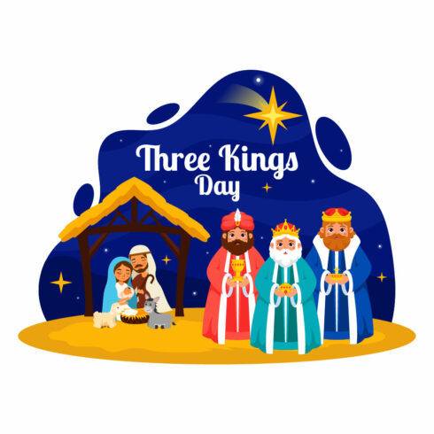 11 Three Kings Day Illustration cover image.