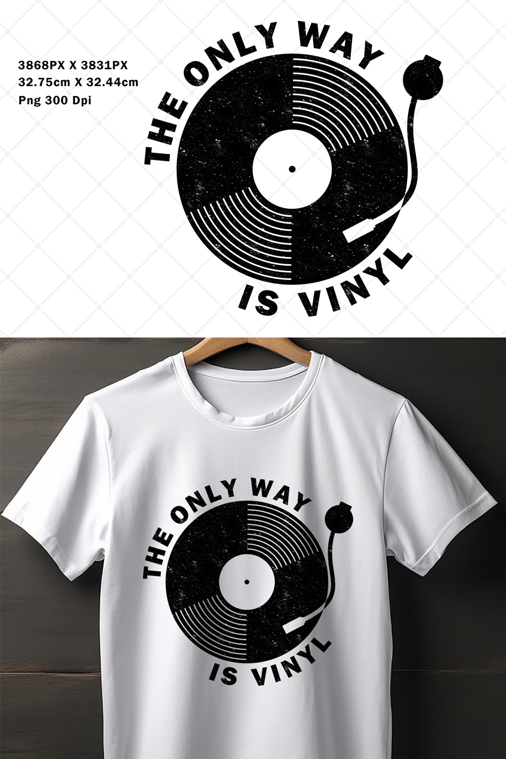 The Only Way is Vinyl pinterest preview image.