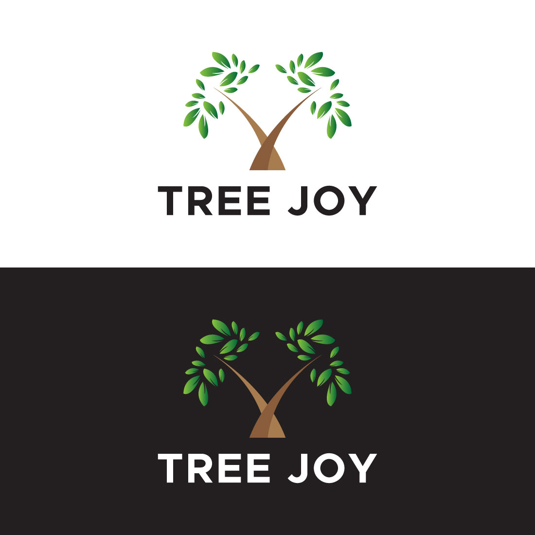 Tree Joy Logo Design – Nature-Inspired and Versatile preview image.