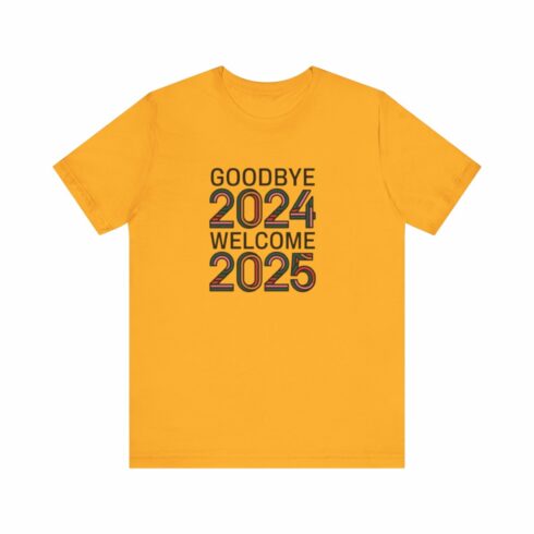 Goodbye 2024 welcome 2025 t shirts cover image.