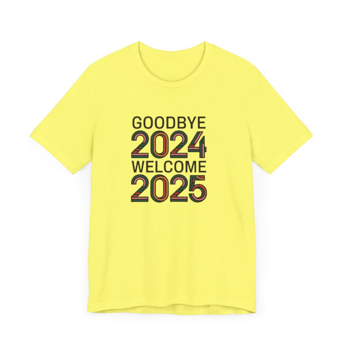 Goodbye 2024 welcome 2025 t shirts preview image.