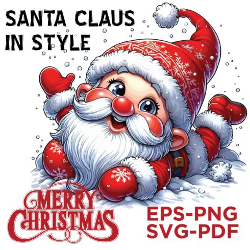 SANTA CLAUS IN STYLE cover image.