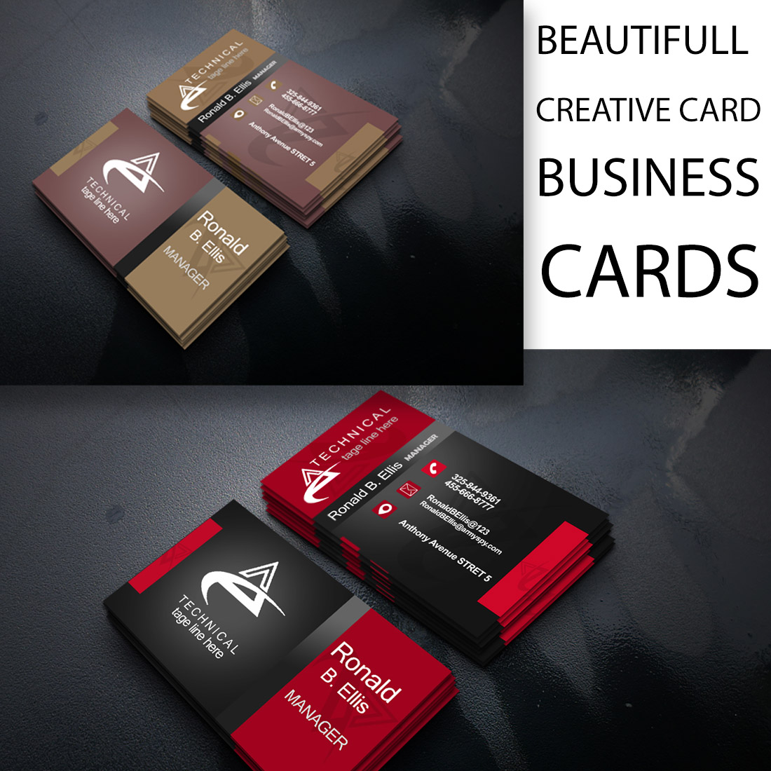 CREATICE Business CARDS FOR DIFFRENTS BUSINESS cover image.