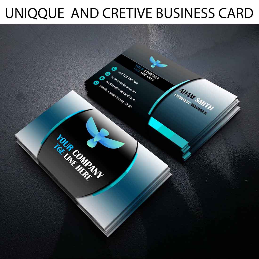 Elegant and Creative Business Card Design for The Master Bundel cover image.