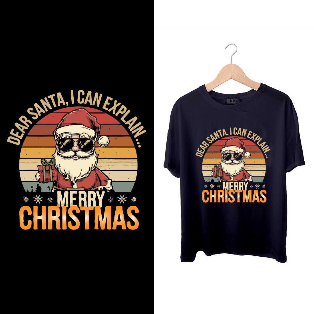 Christmas T-Shirt Design preview image.