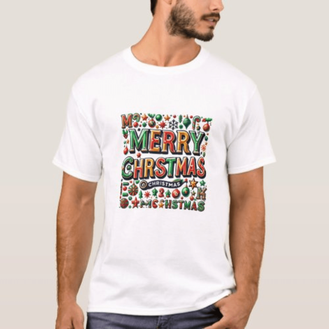 Merry Christmas T-Shirt – Spread Holiday Cheer in Style cover image.