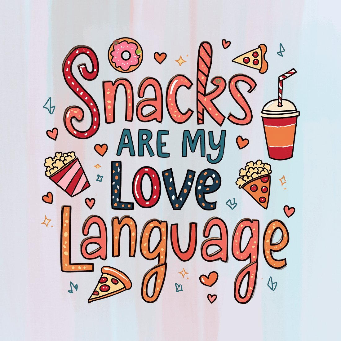 Food Quote T-Shirt Design Bundle preview image.