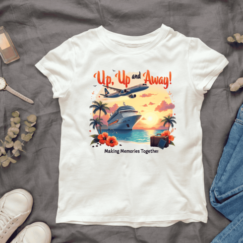 Travel and Adventure Graphic T-Shirt Design Bundle cover image.