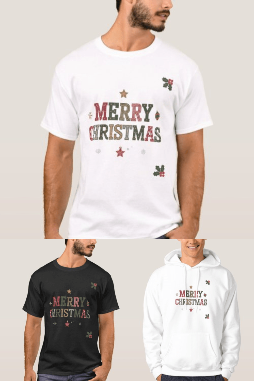 Merry Christmas T-Shirt – Festive Style for the Holiday Season pinterest preview image.