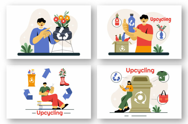 Upcycle Animation 9 Upcycling Process Illustration - MasterBundles