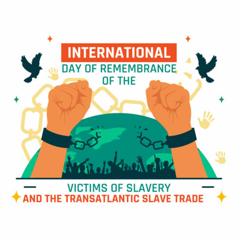 12 Remembrance of the Victims of Slavery and Slave Trade Illustration cover image.