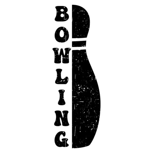 Bowling graphic for bowling lovers cover image.