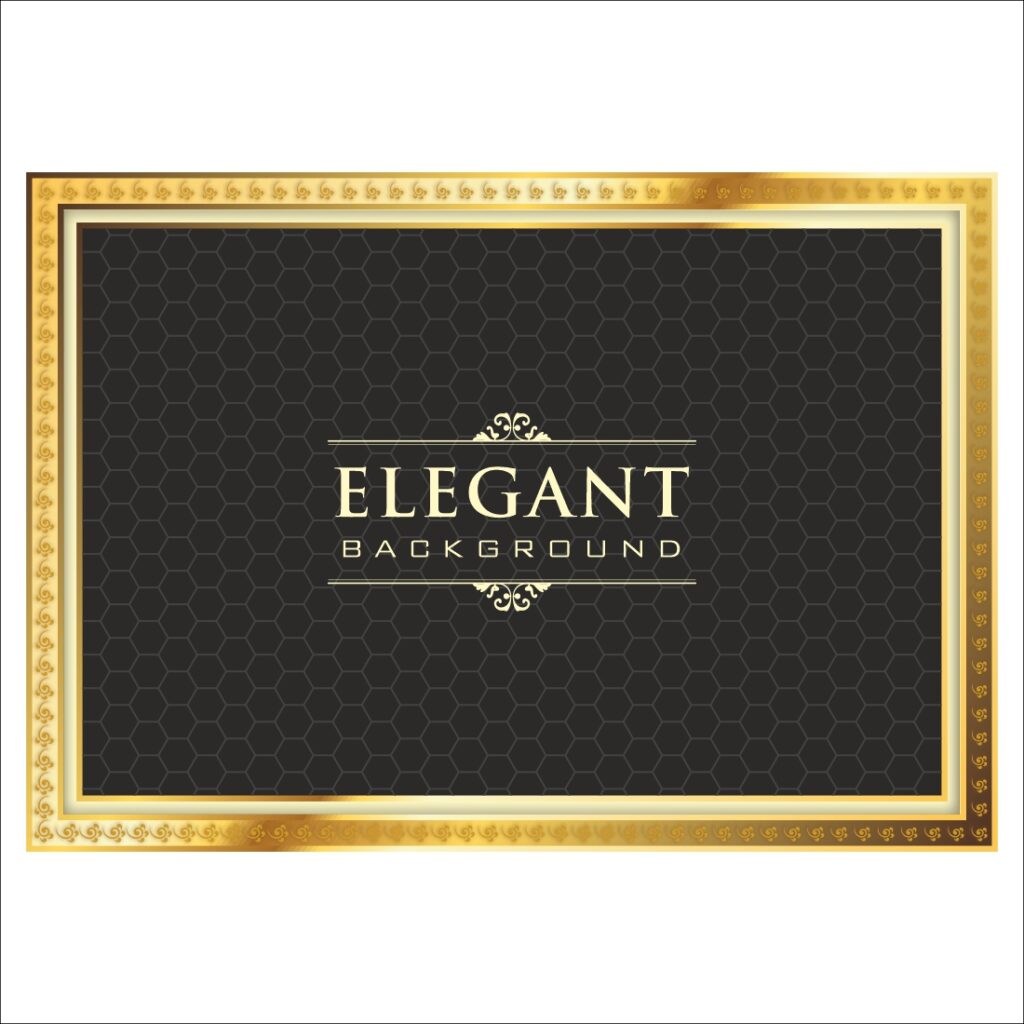 Realistic-Golden-Frame-Design - MasterBundles