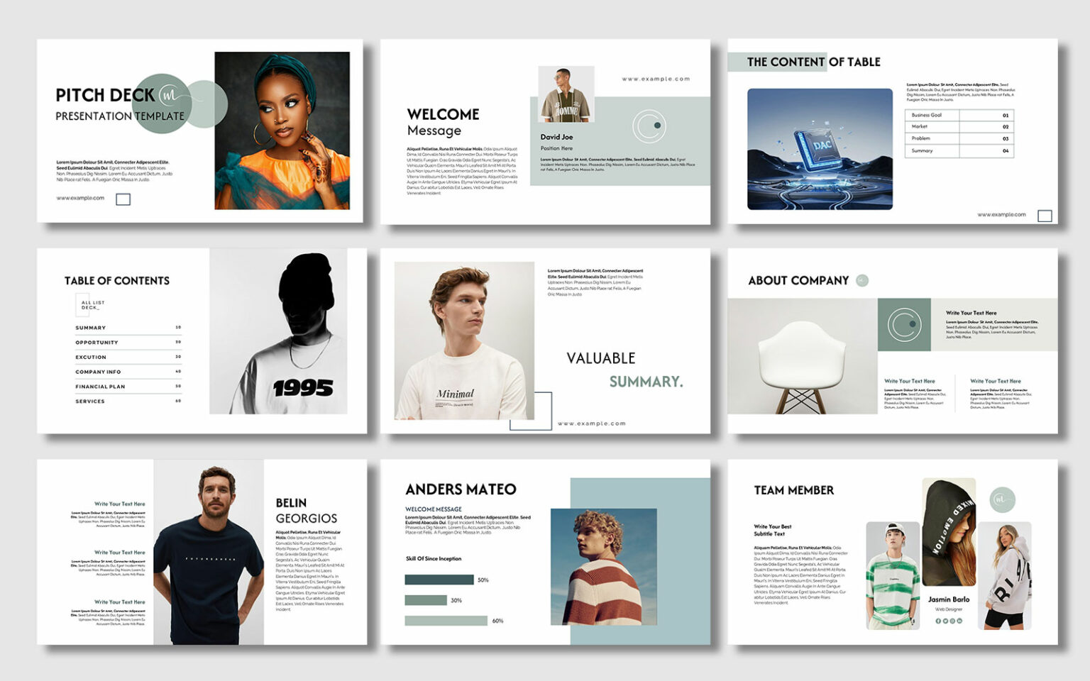 Best Pitch Deck Presentation Template - MasterBundles