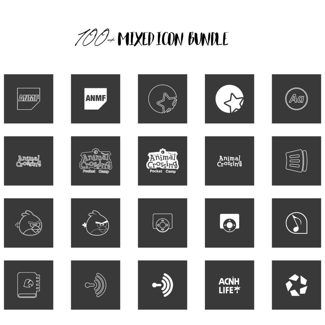 Mixed Icon Set – Creative and Versatile cover image.