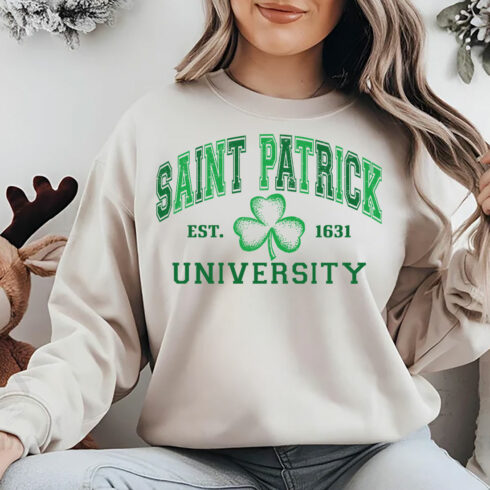 Saint Patrick University St Patrick’s Day T-Shirt Design svg cover image.