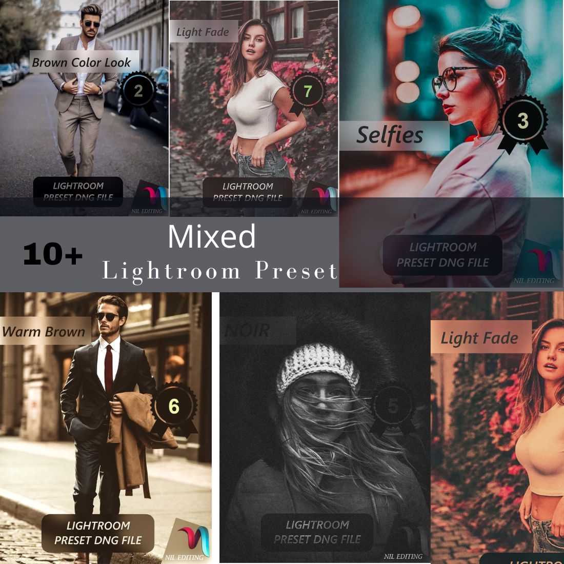 10+ Mixed Lightroom Presets: Transform Your Photos with Stunning Edit preview image.