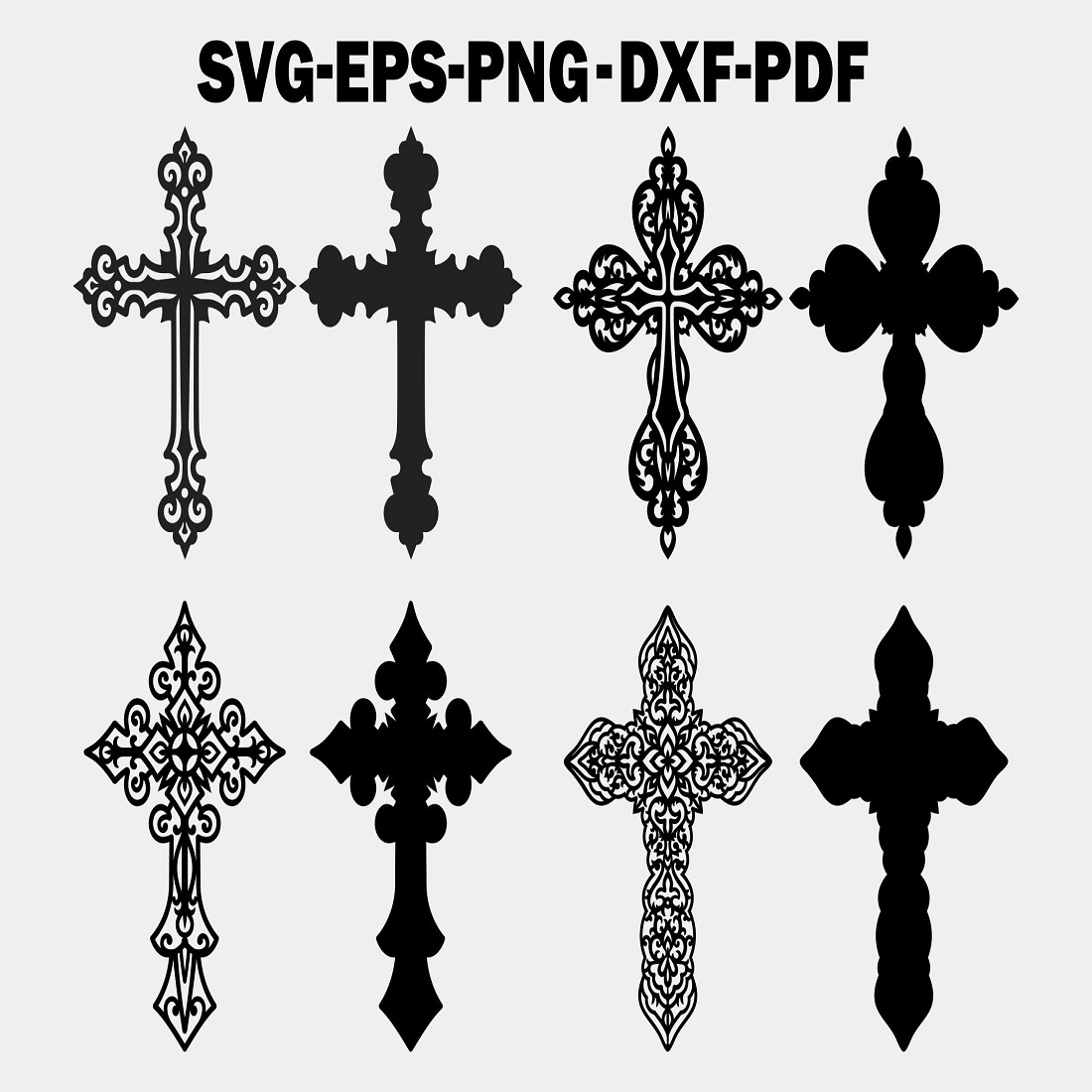 1 christian cross svg template 451