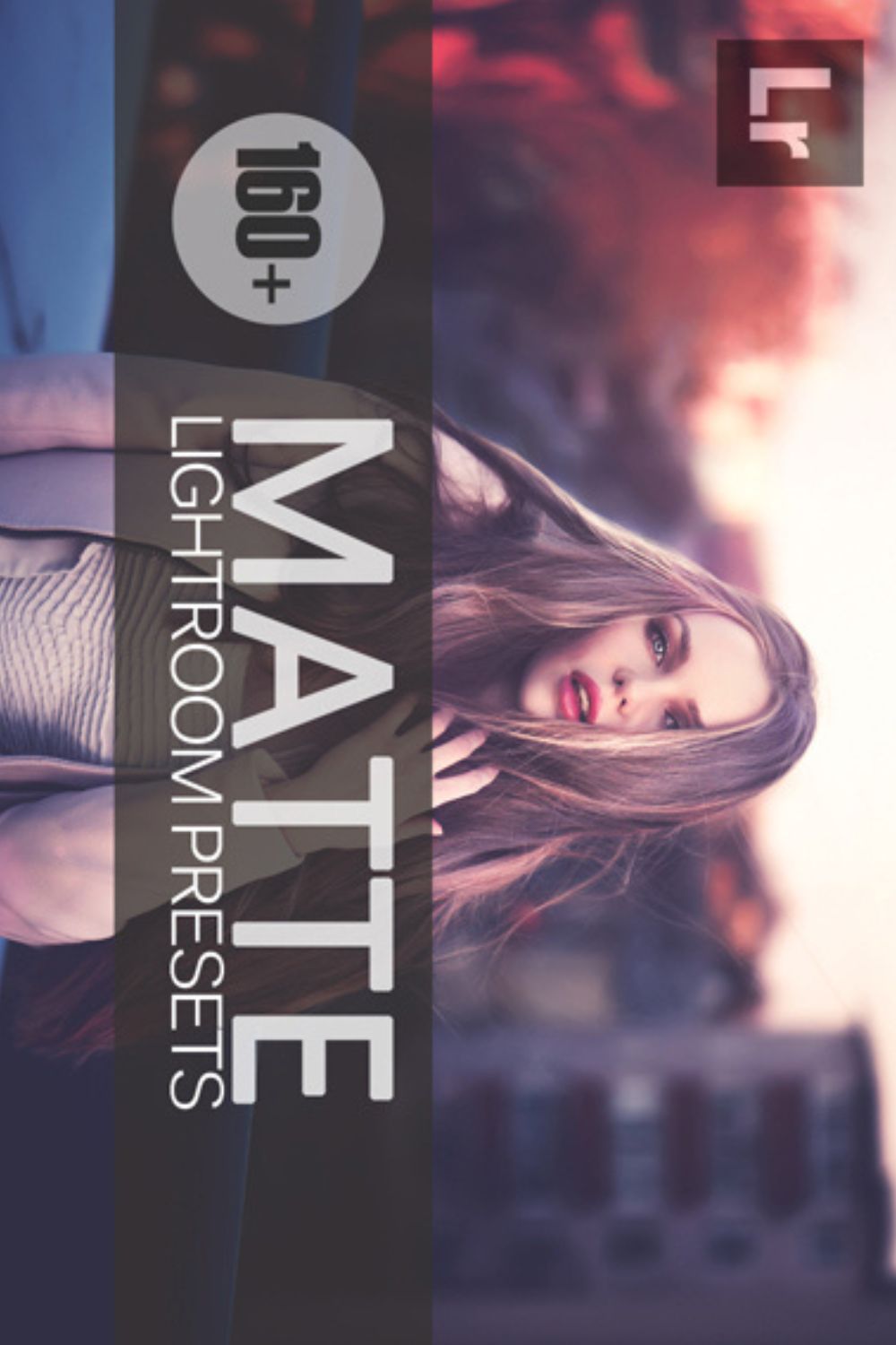 +160 Matte Lightroon preset pinterest preview image.