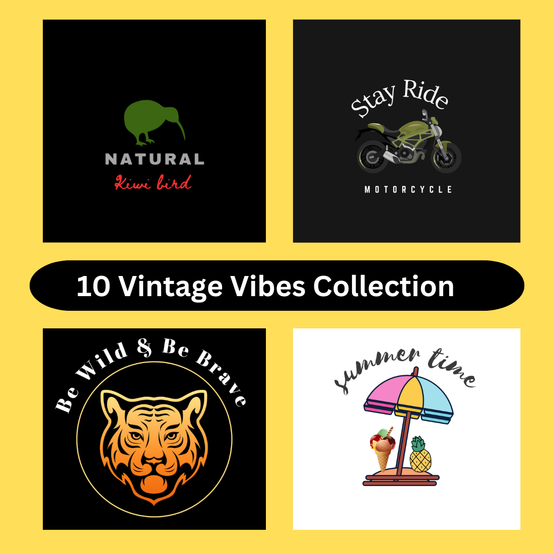 10 Vintage Vibes Collection preview image.