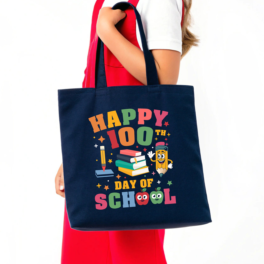 100 days of school bundle tote bag 441