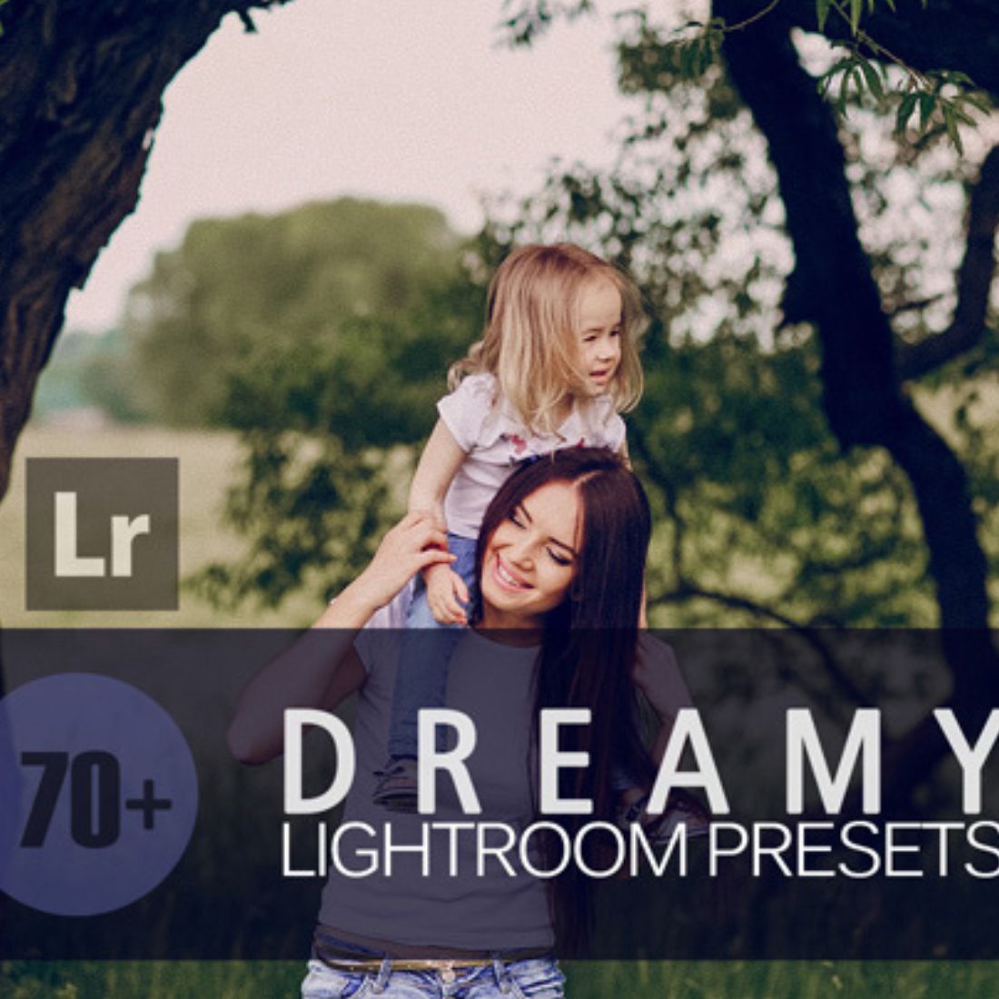 70+ dreamy lightroom preset cover image.