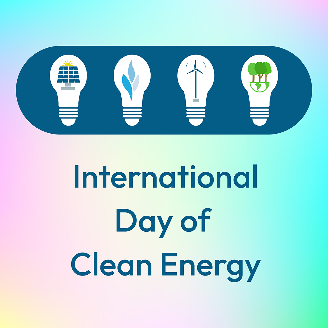 International day of clean energy cover image.