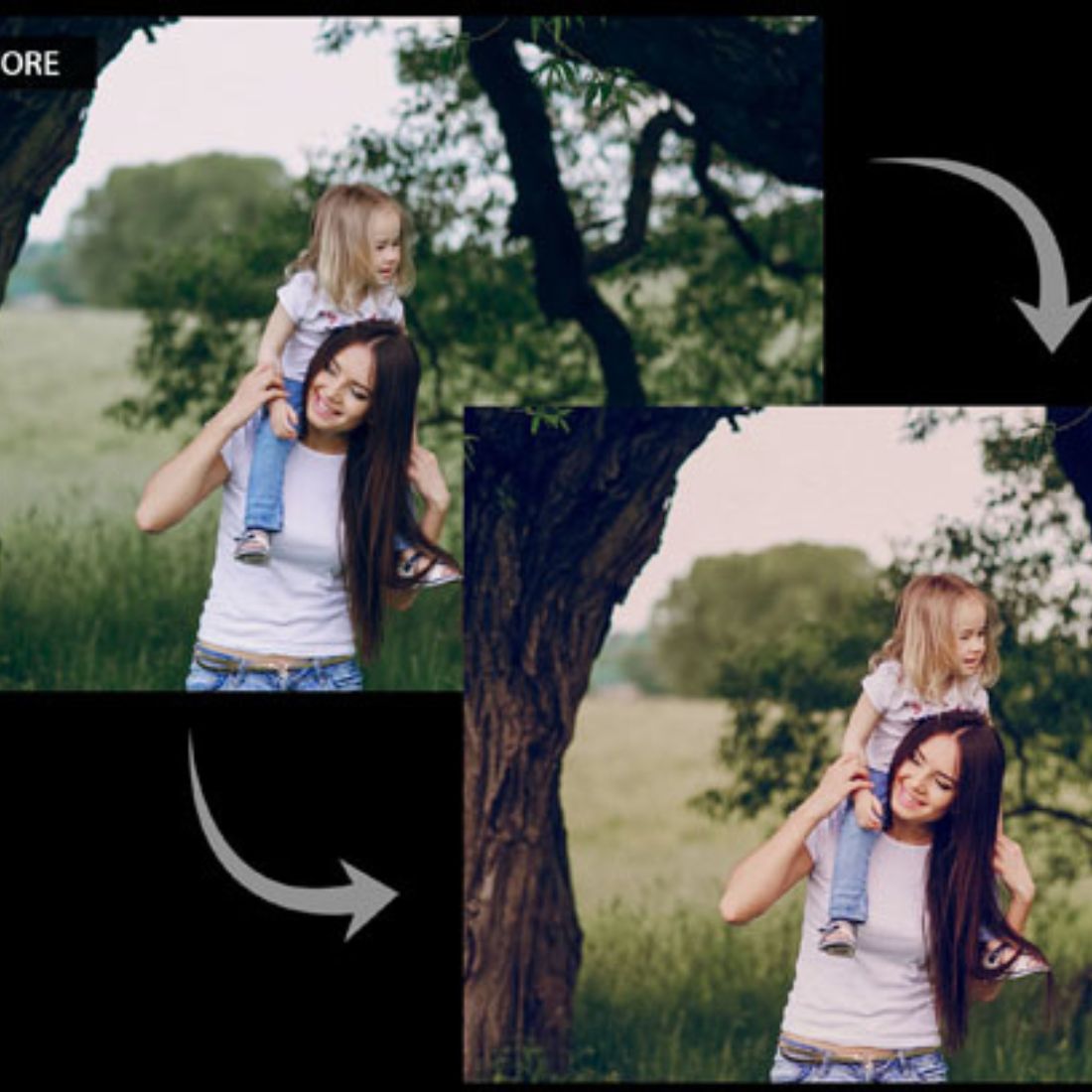 70+ dreamy lightroom preset preview image.