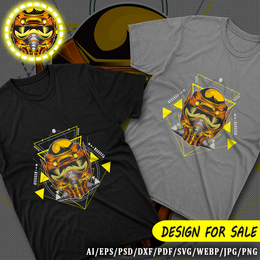 Yellow Robot Design preview image.