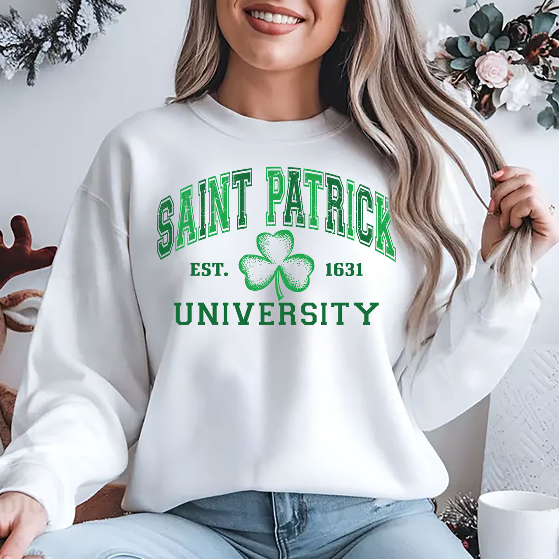 Saint Patrick University St Patrick’s Day T-Shirt Design svg preview image.