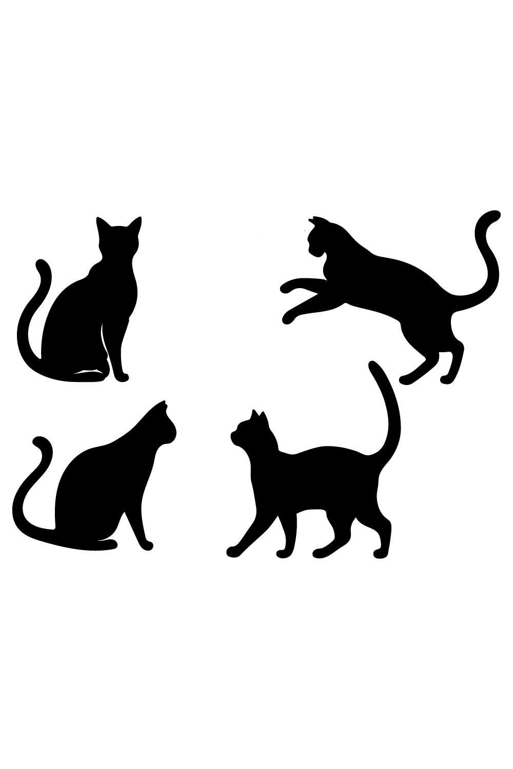 cat vector design pinterest preview image.