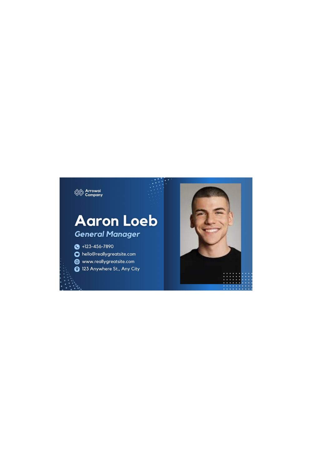 Business cards pinterest preview image.