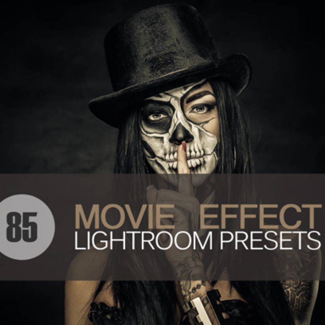 +85 Movie effect lightroom presets cover image.