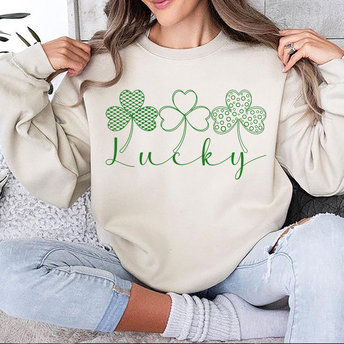 St Patrick’s Day T-shirt Design, Lucky Png, St Patrick’s Day Png, Retro Shamrock Png, Lucky Varsity Png, Sublimation Design, Lucky svg, cover image.