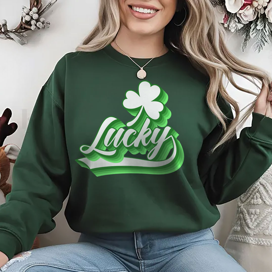 St Patrick’s Day T-Shirt Design, Retro Checkered St Patrick’s Day PNG, Coquette St Patty’s Day png, Lucky Shamrock PNG, St Patricks Coquette Png, Lucky Charm Png, Irish Png cover image.