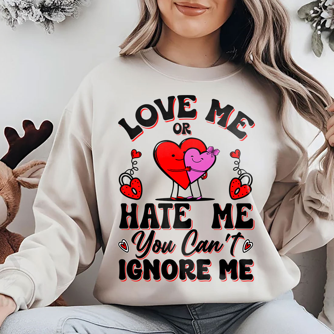 Valentine day t shirt design png preview image.