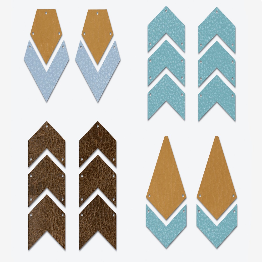 51 chevron earring svg faux leather arrow earrings template 161