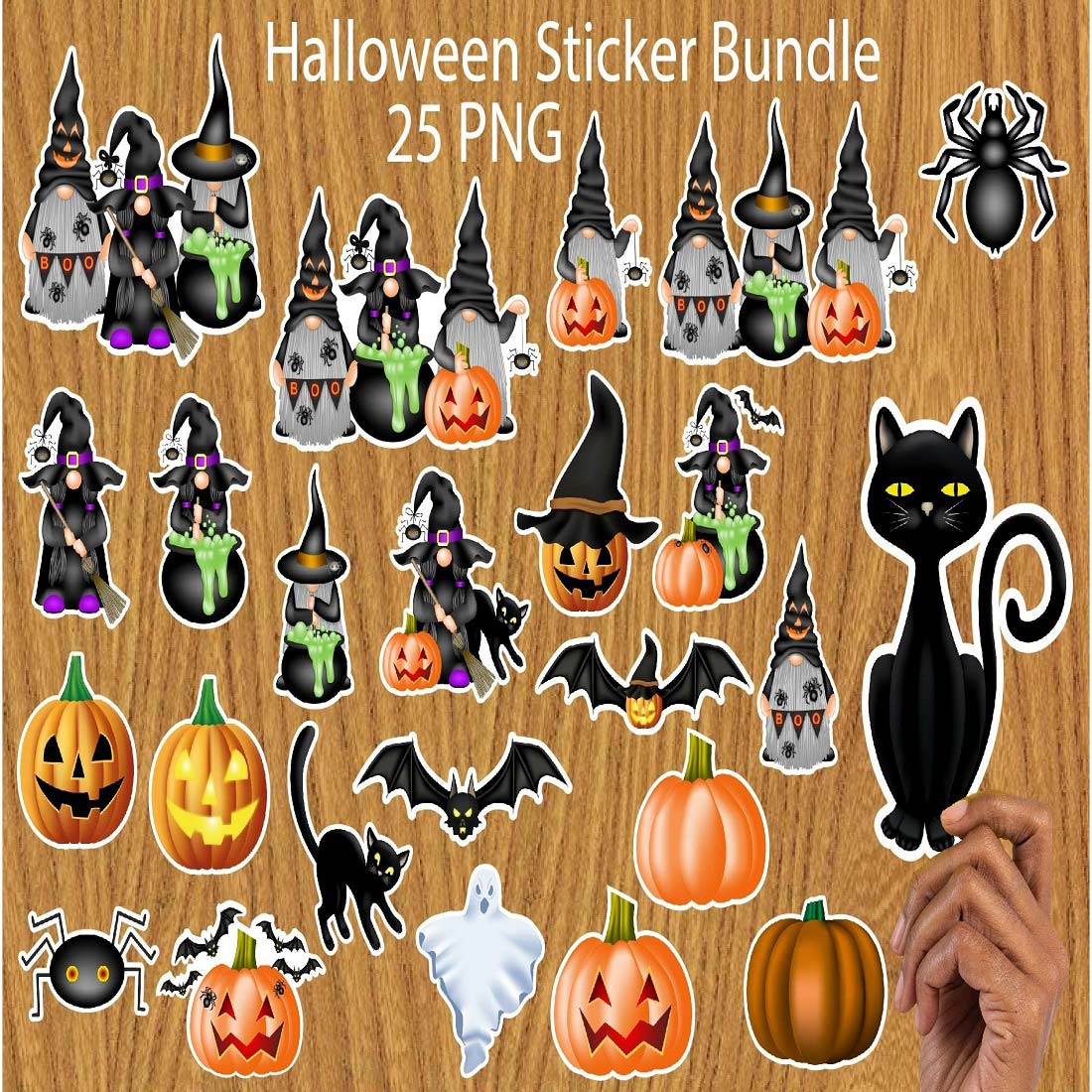 Halloween Stickers cover image.