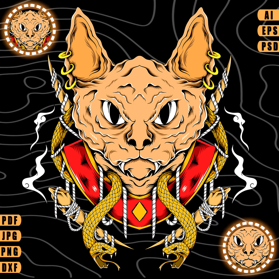 Egyptian Cat Design cover image.