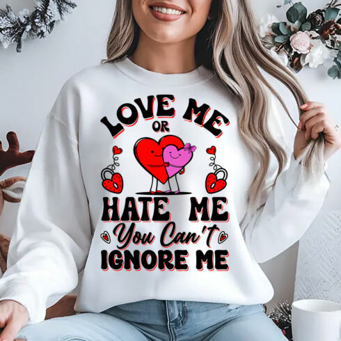 Valentine day t shirt design png cover image.