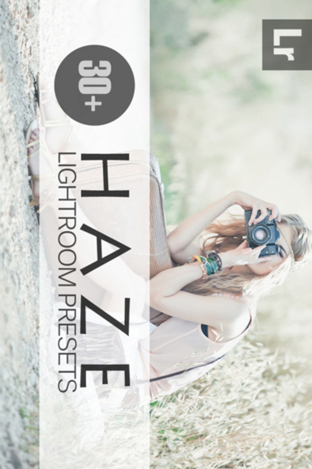 +30 Haze lightroom preset pinterest preview image.