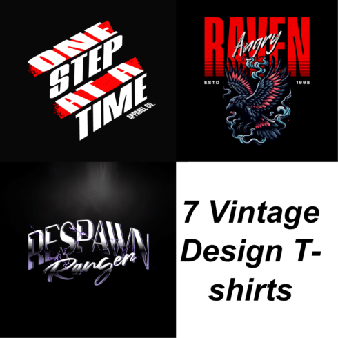 Vintage Design T-shirts cover image.